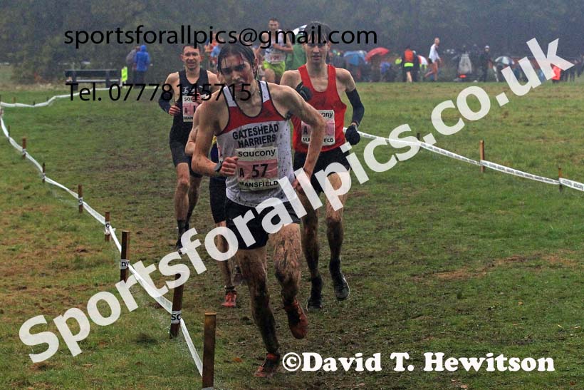Senior Mens 2023 National Cross Country Relays, Berry Hill Park, Mansfield.  Photo: David T. Hewitson/Sports for All Pics